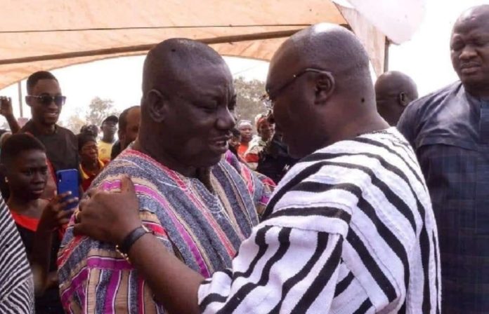 DR. BAWUMIA AND ISAAC ADONGO