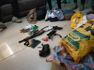 ITEMS RETRIEVED FROM SUSPECT