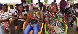 Members of NDC seated during Lawyer Charles Bawadua Campaign launch at Bongo