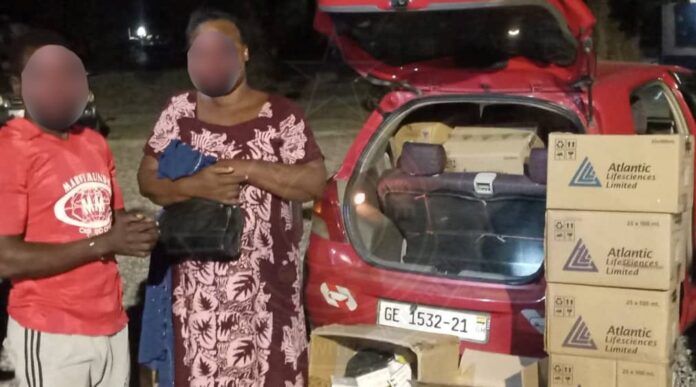 STAFF OF UPPER EAST REGIONAL HOSPITAL ARRESTED WITH BOXES OF VARIOUS KINDS OF MEDICINES