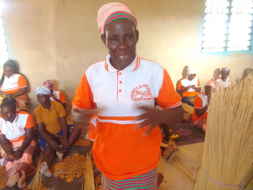 One of the beneficiaries expressing gratitude to the donor