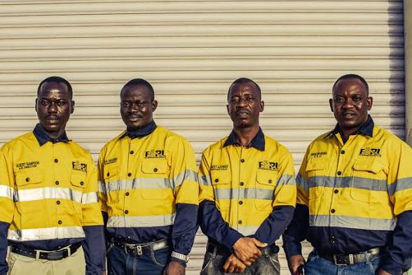 Officials of Earl International Group Gold Ghana Limited