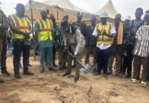 Upper East Regional Minister cuts sod for 24-hour market in Bawku West