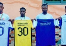 Soe Community unveils new jerseys ahead of top eight football competition