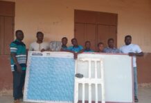 Kumbosgo JHS students innovate whiteboards from recycled materials